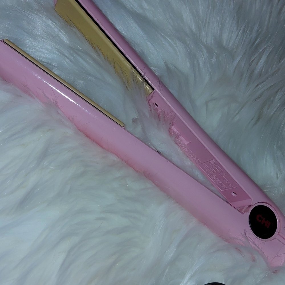 EUC Farouk Systems Limited Edition Pink CHI 1" Flat Iron 2008, Clean Plates!